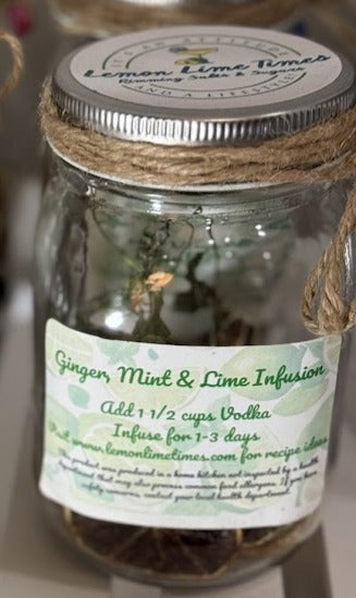 Ginger, Mint, and Lime Infusion Kit