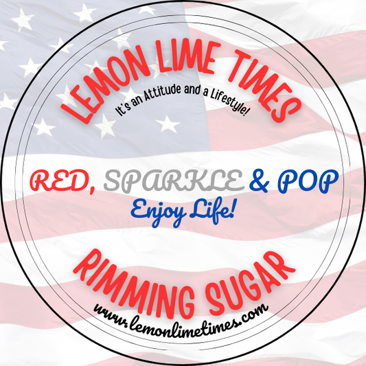 Red, Sparkle & Pop Rimming Sugar
